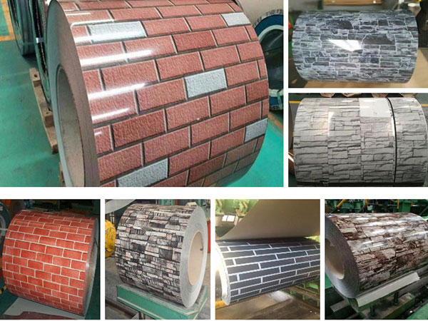 Brick Color Coated PPGI/PPGL Steel Coil